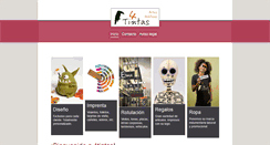 Desktop Screenshot of 4tintas.com